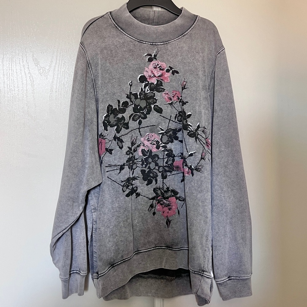 AllSaints Mock Neck Oversized Sweater